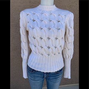 Zara cable knit sweater